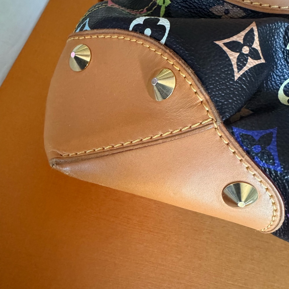 Louis Vuitton Multicolor Monogram Bag Judy Vintage Authentic - Picture 5 of 13